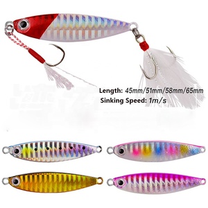 Señuelo de Pesca de Metal Simulado con Cinta Fluorescente de 7/<span class=keywords><strong>10</strong></span>/15/20g, Precio de Fábrica, Señuelo de Pesca de Metal Multicolor - Product Image 4