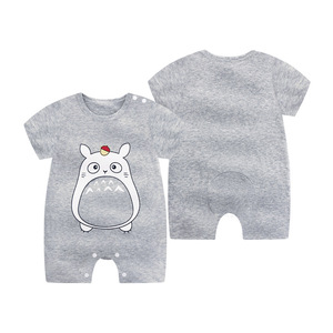 Combinaisons pour bébés en coton biologique à motifs de dessins animés, vêtements pour bébés en gros provenant d'une usine chinoise - Product Image 6