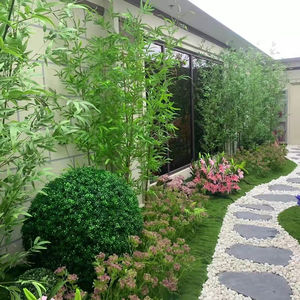 L-BT - Seto de Plantas Artificiales de Bambú de Seda al por Mayor, Plantas Falsas para Privacidad, Pantalla para Jardín, Decoración para el Hogar, Árbol de Bambú Artificial - Product Image 5
