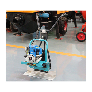 Nouvelle machinerie de construction chape de ciment vibrante chape de finition de béton Machine de nivellement règle de nivellement de sol Stock - Product Image 2