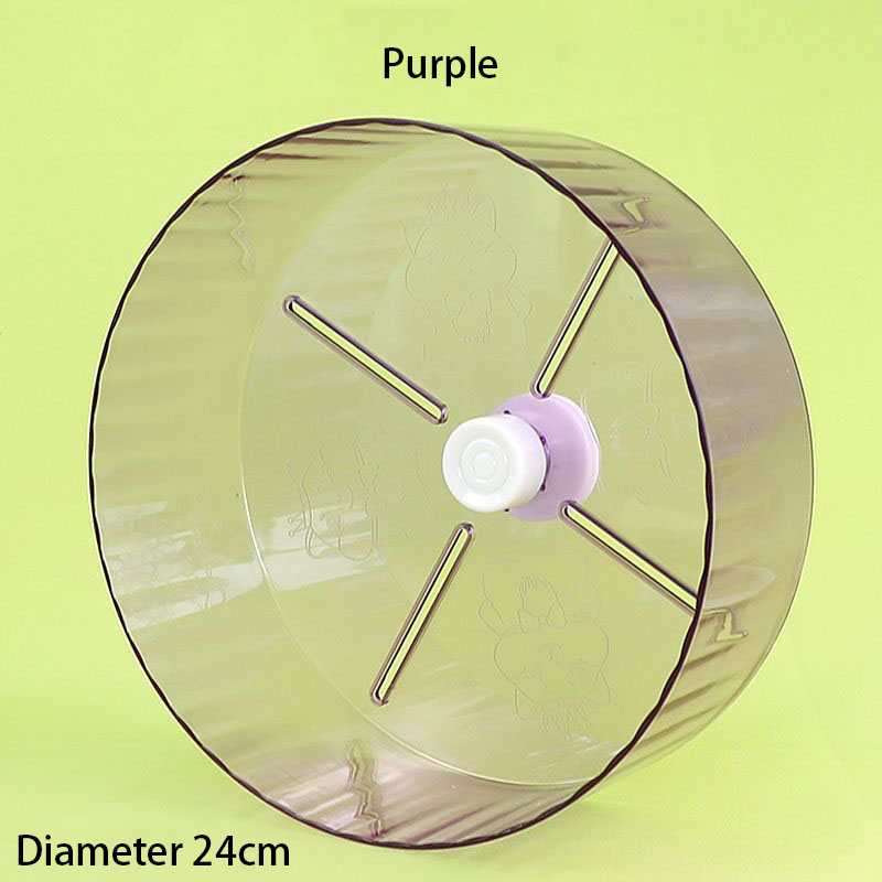 Running Wheel Transparent Purple 24CM