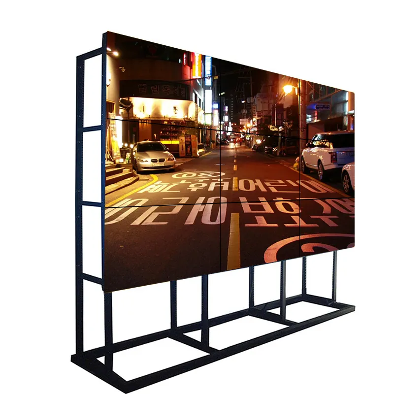メーカー安いビデオウォールタッチスクリーン超狭ベゼル中国無料LEDスクリーン屋内LCDRS232 46/49/55/65インチ1.8 Mm