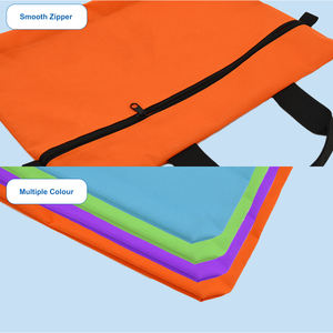 Carpeta de cartera de poliéster 600D con logotipo personalizado 2025, bolsa de almacenamiento de documentos de tamaño A4 para archivos Unisex, bolsa de almacenamiento de documentos promocionales - Product Image 5