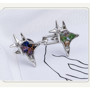 Broche de estrella cruzada, cincha de cintura <span class=keywords><strong>con</strong></span> botón de cintura desmontable, tamaño de cintura ajustable para pantalones - Product Image 2