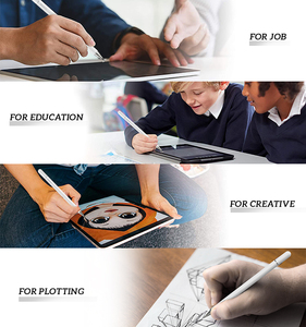 ST04 2 In 1 ปากกาสไตลัสแท็บเล็ตโน้ตบุ๊คActive Capacitiveการเขียนการเขียนดินสอโทรศัพท์พร้อมปากกาลูกลื่นสําหรับIP <span class=keywords><strong>Android</strong></span> - Product Image 4