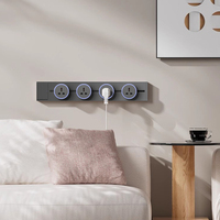 Prise de courant industrielle robuste de haute qualité à 4 prises avec interrupteur et USB pour prises UK, US, EU, montage mural