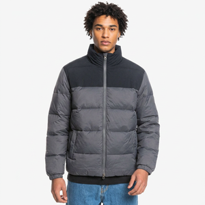 Top Quality Best Fashion Street Style Puffer Jacket <b>Plain</b> Blank Full Customized Men Puffer Jackets With Zip - Product Image 1