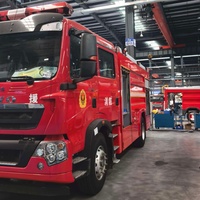 Meilleur prix SINOTRUK HOWO 6x4 Camion de pompiers à eau et mousse pour les incendies miniers, bonne maniabilité