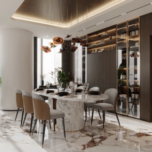 Azulejo de suelo de lujo moderno 600X1200 antideslizante resistente al desgaste para Hotel <span class=keywords><strong>Bar</strong></span> KTV azulejo de piedra brillante para Villa apartamento CENTRO COMERCIAL - Product Image 6