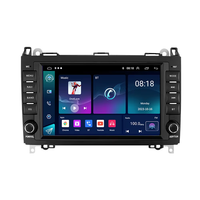 Radio Mobil Layar Sentuh 7" 2 Din untuk Mercedes Benz B200 Class Sprinter Vito dengan CarPlay Android Auto Mirror Link GPS Nav WiFi