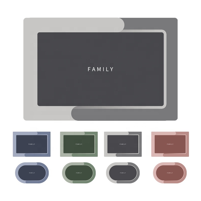 SANFNA Anti Slip Bath Mat Set