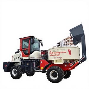 Camión Mezclador de Concreto Autocargable de Boca Plana con Tracción en las Cuatro Ruedas, Modelo Chaotian Pequeño, 2 y 3 Metros Cúbicos, con Bomba de Motor y Potencia de Mezcla de 75kW - Product Image 1