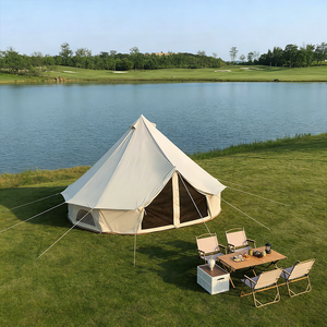 Tente cylindrique pour le camping en plein air, style indien, imperméable, pique-nique, randonnée, camping, hôtel, tente <span class=keywords><strong>yourte</strong></span> mongole - Product Image 3