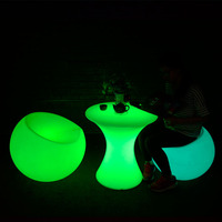 Nouveauté Chaise LED en forme de pomme / Chaise boule LED / Mobilier LED de jardin