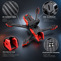 Châssis de drone FPV en fibre de carbone de 3,5 pouces Cinewhoop avec hélices SpeedyBee Bee35 de 153 mm et 90 mm, stack de 24 mm, 138 g