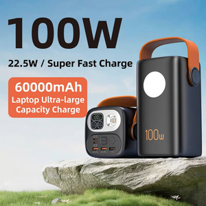 Station d'alimentation portable 100W en alliage d'aluminium avec sortie Type C, prise universelle, prise en charge de la charge rapide - Product Image 2