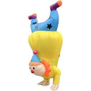 Divertido <span class=keywords><strong>Disfraz</strong></span> Inflable de <span class=keywords><strong>Payaso</strong></span> para Eventos, Carnavales, Desfiles, Fiestas, Espectáculos, Disfraces Inflables - Product Image 6