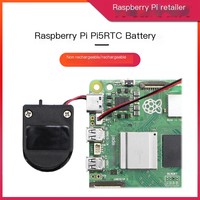 Horloge matérielle RTC de 5e génération pour Raspberry Pi, batterie RTC pour Raspberry Pi 5, connecteur d'alimentation de batterie