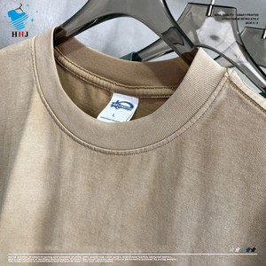 Commercio all'ingrosso di alta qualità 250g acqua di lavaggio vecchio traspirante europeo americano Vintage canottiere senza maniche Logo personalizzato XL moda - Product Image 6