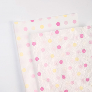 Thickened snow pear <b>paper</b> Small playful <b>color</b> dot underlay <b>paper</b> Flower packaging Primed snow pear <b>paper</b> - Product Image 5