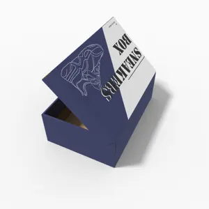 Diseño de cajas de zapatos Embalaje de papel corrugado personalizado Venta al por mayor Nueva tendencia Producto Moda Personalizar Cajas de cartón para zapatos