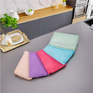 Commercio all'ingrosso su nanoscala rapida asciugatura senza lanugine in microfibra <span class=keywords><strong>panni</strong></span> <span class=keywords><strong>per</strong></span> la pulizia di stracci <span class=keywords><strong>per</strong></span> cucine finestre di vetro specchi - Product Image 2