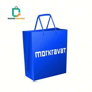 Bolsas de regalo de papel de compras de fondo ancho/base extra personalizada de proveedor Chino - Product Image 1