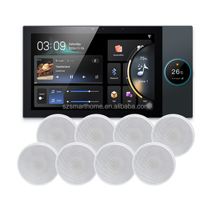 Sistema de Hogar Inteligente de 8 Canales, Pantalla Táctil de 10 Pulgadas, Control Inalámbrico Tuya 2G 16G, Música Inalámbrica, Sistema de Audio Inteligente para el Hogar con Bluetooth de 10 Pulgadas - Product Image 1
