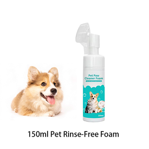 Espuma Limpiadora de Patas de Perro Portátil sin Agua, Suave y sin Enjuague, con Cepillo Exfoliante <span class=keywords><strong>para</strong></span> el Cuidado Diario de Perros y Gatos - Product Image 1