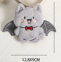 Porte-clés Peluche Chauve-souris Mignonne, Cadeau Créatif et Amusant pour Halloween, Breloque pour Sac