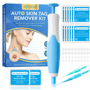 Safety 2 in 1 <strong>Skin</strong> <strong>Tag</strong> <strong>Removal</strong> Kit <strong>Skin</strong> Mole Wart Remover 2mm to 8mm <strong>Skin</strong> <strong>Tag</strong> Remover Pen With Cleansing Swabs and Repair <strong>Patch</strong> - Product Image 1