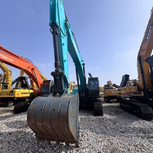 Excavatrice sur chenilles d'occasion Kobelco SK350 de 35 tonnes, grande machine d'origine japonaise, faible nombre d'heures, excellentes performances, moteur, boîte de vitesses, pompe, en stock à vendre - Product Image 5