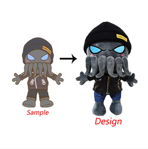 Tùy chỉnh sang trọng nhà sản xuất sang trọng mát mẻ bạch tuộc búp bê tùy chỉnh sang trọng nhà sản xuất hợp thời trang nhồi bông đồ chơi plushies tùy chỉnh thiết kế - Product Image 1