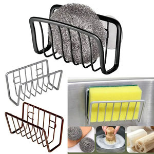 Évier <span class=keywords><strong>Éponge</strong></span> Rack Vidange Étagère De Rangement En Acier Inoxydable Cuisine Fil Boule Chiffon Organisateur Titulaire Cuisine Rack De Rangement - Product Image 1