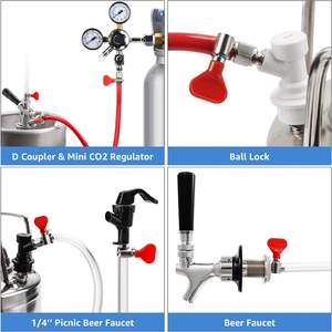 Collier <span class=keywords><strong>de</strong></span> serrage en acier inoxydable Homebrew Butterfly, collier <span class=keywords><strong>de</strong></span> serrage à vis sans fin, adapté aux tubes OD 10mm-16mm / 8-12mm - Product Image 6