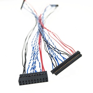 20pin JAE FI-20S a Dupont BLD2-20 con paso de 2mm 2 filas 2 * p 10 pares de 1571 28awg lvds cable - Product Image 6