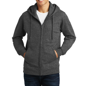 Sweat à capuche zippé d'hiver pour homme, confort optimal, tissu uni teint, respirant, doublure douce écologique, pratique pour un usage quotidien en extérieur - Product Image 2