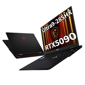 Ordinateur portable de jeu Titan 18 Pro 2025, modèle phare, processeur Core Ultra i9-285HX, carte graphique RTX 5090, ordinateurs portables de jeu MSITitan 18 Pro - Product Image 1