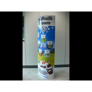 Tótem elíptico de cartón, merchandising personalizado - Product Image 3