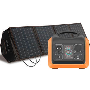 Estación de Energía Solar Portátil de 600W con Panel Solar de 100W, Batería LiFePO4, Kit de Sistema de Energía Solar de 600W - Product Image 1