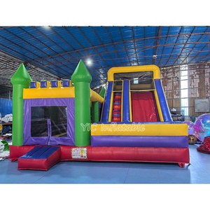 Castillo Inflable Comercial con Tobogán para Niños, Precio <span class=keywords><strong>de</strong></span> Fábrica, para Fiestas al Aire Libre - Product Image 4