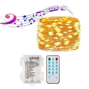 10m 20m IP65 impermeabile con scatola di <span class=keywords><strong>musica</strong></span> a LED con stringhe di fata per feste all'aperto luci nuziali di Natale al primo posto - Product Image 5