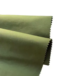 210g army green waterproof and rain resistant polyester cotton travel bag fabric outdoor tent fabric