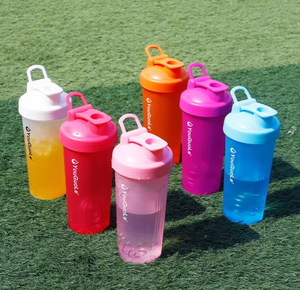 Logo personnalisé 600ml Fitness Gym Bouteille d'eau avec bouchon Nouveau Style Blender Shaker Cup & Protein Shaker 400ml Capacité pour le sport - Product Image 5