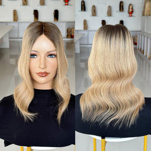 Topper capillaire prêt à expédier, Topper capillaire européen en cheveux humains, Topper mono 5*6 # B3-9-23 Couleur invisible respirante pour femmes - Product Image 5