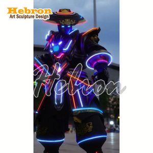 Costume de robot LED EVA pour <span class=keywords><strong>mariage</strong></span>, fête, anniversaire, cyberpunk, mascotte, grande taille, haute qualité, réaliste, pour adulte - Product Image 6