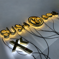 Machine de cintrage d'acrylique pour enseignes lumineuses 3D vintage personnalisées à halo inversé, avec source de lumière à module LED, pour la décoration