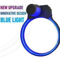 Factory Wholesale JSD Magnetic Coral Magnifier 3X LED Blue Light Reef Viewer With Interchangeable Filter for Saltwater Aquarium