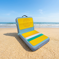 Siège de kayak gonflable avec support dorsal, siège de paddle board, chaise confortable avec dossier, accessoires de kayak, siège pour SUP, bateau, canoë