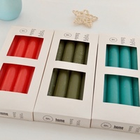 Porte-bougie rond coloré fait main tendance pour la décoration de la maison, occasion de Noël